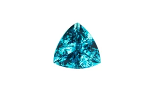 Paraiba Tourmaline on a white background