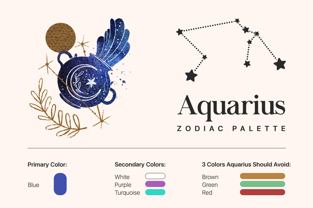 Discover The Lucky Colors that Represent the Aquarius Zodiac Sign