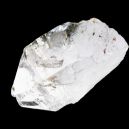 clear quartz on dark background