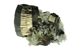 Pyrrhotite on a White background