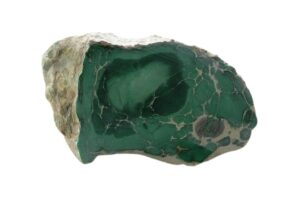 variscite on a white background