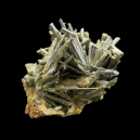 Cervantite on a black background