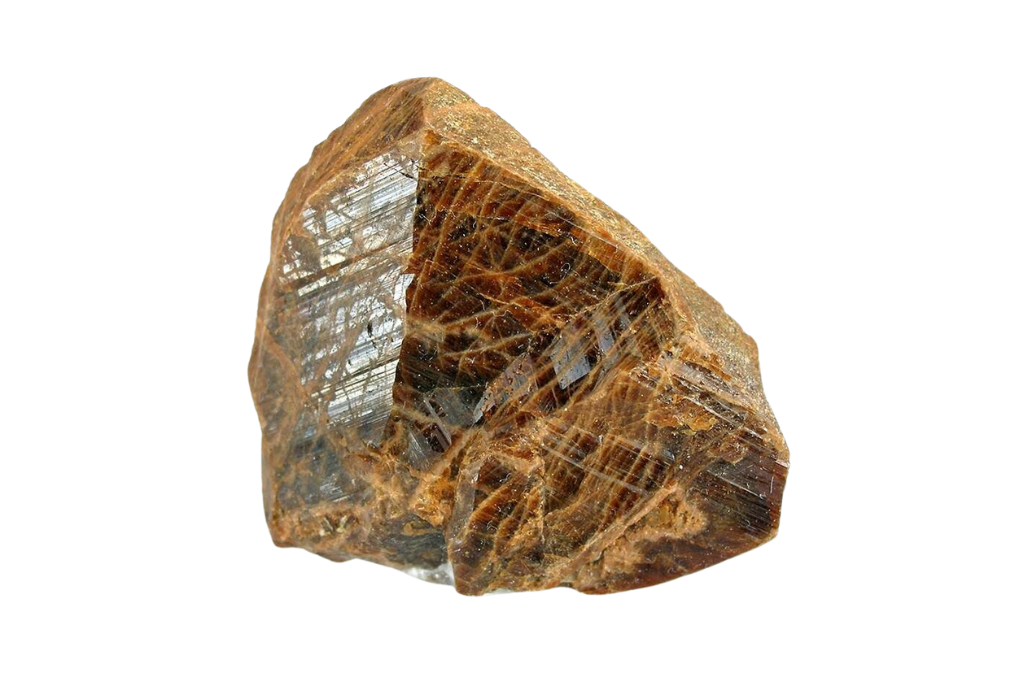 Monazite on a white background